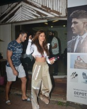 Disha Patani Spotted At Salon In Bandra Photos