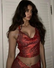 Disha Patani in a Sparkling Back Less Crop Top Photo 01