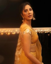 Diwali Beauty Katrina Kaif in a Yellow Saree Picture 01