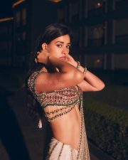 Enchanting Actress Disha Patani in a Cream Saree Photos 01