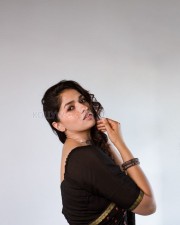 Eye Catching Sunaina in Black Saree Pictures 06
