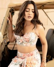 Gangers Movie Heroine Catherine Tresa in a Printed Bralette and Skirt Pictures 03