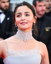 Glamorous Actress Alia Bhatt in a Pale Blue Lace Gown Photos 02