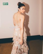 Glamorous Rakul Preet Singh in a Sheer Ivory Gown Photos 03