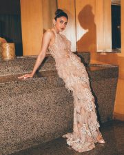 Glamorous Rakul Preet Singh in a Sheer Ivory Gown Photos 05