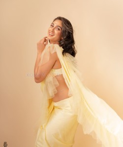 Gold Movie Actress Deepti Sati in Sexy Saree Photoshoot Pictures 03