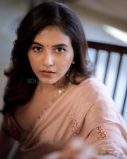 Gorgeous Anjali in a Light Pink Saree Pictures 01