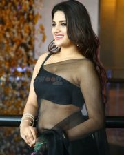 Gorgeous Beauty Nidhhi Agerwal in Transparent Black Saree Photos 10 Gorgeous Beauty Nidhhi Agerwal in Transparent Black Saree Photos 10