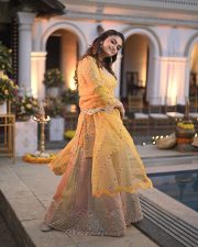 Gorgeous Keerthy Suresh in a Yellow Sharara with U Neckline Pictures 06 Gorgeous Keerthy Suresh in a Yellow Sharara with U Neckline Pictures 06