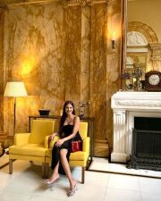 Gorgeous Malavika Mohanan in a Black Outfit Photo 01