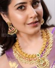 Gorgeous Raashi Khanna in a Traditional Silk Saree Photos 05 Gorgeous Raashi Khanna in a Traditional Silk Saree Photos 05
