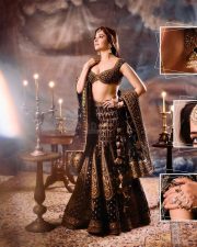 Gorgeous Tamannaah Bhatia in a Black and Golden Lehenga Photoshoot Pictures 01 Gorgeous Tamannaah Bhatia in a Black and Golden Lehenga Photoshoot Pictures 01