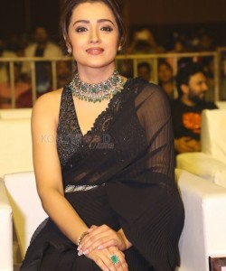 Gorgeous Trisha Krishnan at Ponniyin Selvan I Movie Pre Release Event Pictures 05