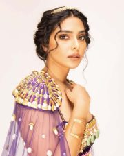 Hello Mummy Actress Aishwarya Lekshmi in a Purple Dress Photos 01