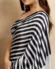 Heroine Keerthy Suresh in a Black and White Saree Photos 02 Heroine Keerthy Suresh in a Black and White Saree Photos 02