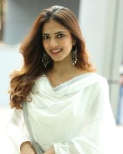 Heroine Malavika Mohanan at The Raja Saab Blockbuster Meet Photos 08