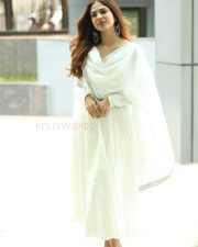 Heroine Malavika Mohanan at The Raja Saab Blockbuster Meet Photos 19