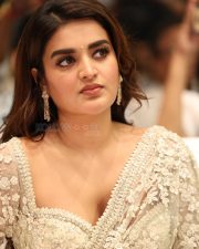Heroine Nidhhi Agerwal at Hara Hara Veera Mallu Movie Asura Hananam Song Launch Event Photos 07