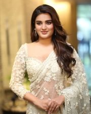 Heroine Nidhhi Agerwal at Hara Hara Veera Mallu Movie Asura Hananam Song Launch Event Photos 29
