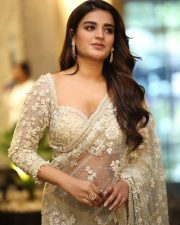 Heroine Nidhhi Agerwal at Hara Hara Veera Mallu Movie Asura Hananam Song Launch Event Photos 32