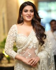 Heroine Nidhhi Agerwal at Hara Hara Veera Mallu Movie Asura Hananam Song Launch Event Photos 35