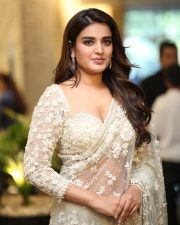 Heroine Nidhhi Agerwal at Hara Hara Veera Mallu Movie Asura Hananam Song Launch Event Photos 39