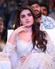 Heroine Nidhhi Agerwal at Hara Hara Veera Mallu Movie Asura Hananam Song Launch Event Photos 44
