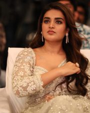 Heroine Nidhhi Agerwal at Hara Hara Veera Mallu Movie Asura Hananam Song Launch Event Photos 45