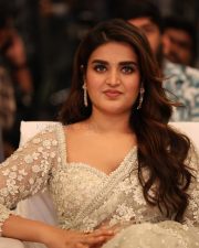 Heroine Nidhhi Agerwal at Hara Hara Veera Mallu Movie Asura Hananam Song Launch Event Photos 46
