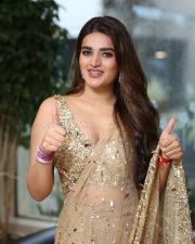 Heroine Nidhhi Agerwal at Hari Hara Veera Mallu Success Meet Photos 07