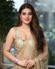 Heroine Nidhhi Agerwal at Hari Hara Veera Mallu Success Meet Photos 10