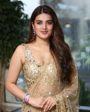 Heroine Nidhhi Agerwal at Hari Hara Veera Mallu Success Meet Photos 10