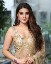 Heroine Nidhhi Agerwal at Hari Hara Veera Mallu Success Meet Photos 16