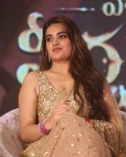 Heroine Nidhhi Agerwal at Hari Hara Veera Mallu Success Meet Photos 20