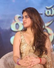 Heroine Nidhhi Agerwal at Hari Hara Veera Mallu Success Meet Photos 21