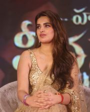 Heroine Nidhhi Agerwal at Hari Hara Veera Mallu Success Meet Photos 22