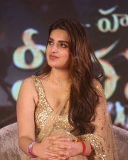 Heroine Nidhhi Agerwal at Hari Hara Veera Mallu Success Meet Photos 26