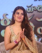 Heroine Nidhhi Agerwal at Hari Hara Veera Mallu Success Meet Photos 28
