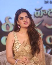 Heroine Nidhhi Agerwal at Hari Hara Veera Mallu Success Meet Photos 29