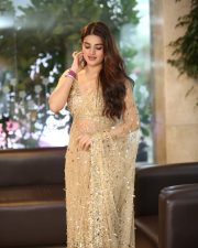 Heroine Nidhhi Agerwal at Hari Hara Veera Mallu Success Meet Photos 34
