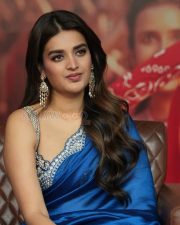 Heroine Nidhhi Agerwal at The Raja Saab Movie Success Meet Photos 18