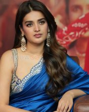 Heroine Nidhhi Agerwal at The Raja Saab Movie Success Meet Photos 23