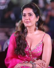 Heroine Raashi Khanna at Ustaad Bhagat Singh Grand Pre Release Event Pictures 11