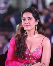 Heroine Raashi Khanna at Ustaad Bhagat Singh Grand Pre Release Event Pictures 12