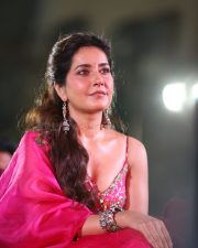 Heroine Raashi Khanna at Ustaad Bhagat Singh Grand Pre Release Event Pictures 16