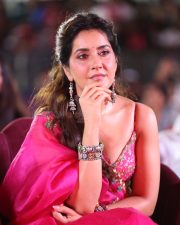 Heroine Raashi Khanna at Ustaad Bhagat Singh Grand Pre Release Event Pictures 18