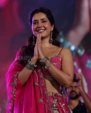 Heroine Raashi Khanna at Ustaad Bhagat Singh Grand Pre Release Event Pictures 25