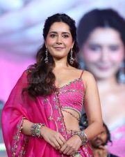 Heroine Raashi Khanna at Ustaad Bhagat Singh Grand Pre Release Event Pictures 26