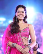 Heroine Raashi Khanna at Ustaad Bhagat Singh Grand Pre Release Event Pictures 27