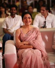 Heroine Rashmika Mandanna at Kuberaa Movie Pre Release Event Photos 11